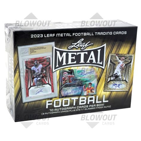 2023 leaf metal football jumbo box|2023 leaf metal football checklist.